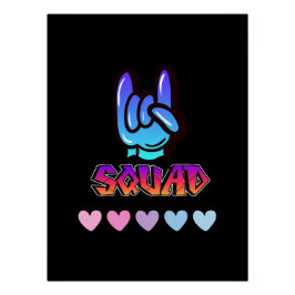 Póster Tipografia Swag Good Vibs