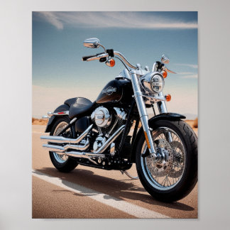 Poster Tipos de motociclos e bicicletas comuns