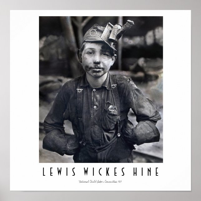 Póster Tipple Boy no West Virginia Mine (Frente)