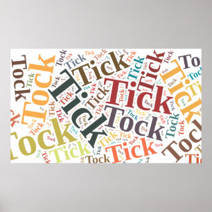 Poster Tique-taque