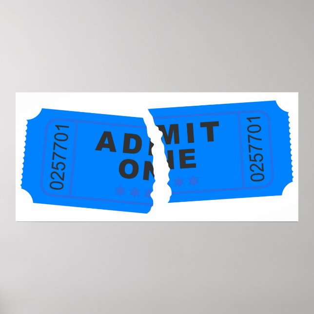 Poster Tíquete Ripado (Frente)