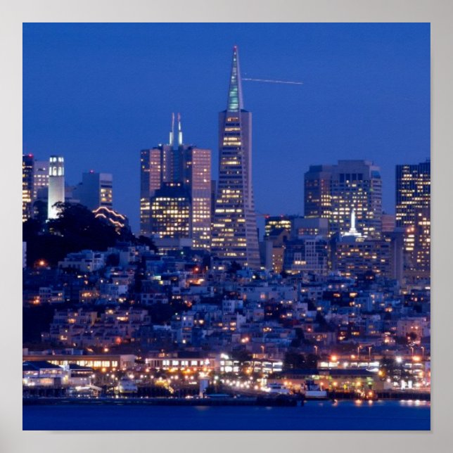 Poster Tirada do telhado da prisão em Alcatraz (Frente)