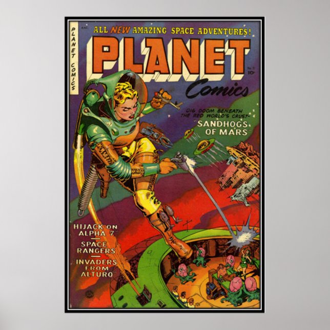 Póster Tiras de banda desenhada - (Frente)