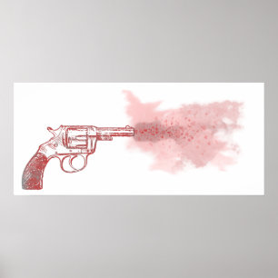 Póster tiro de amor