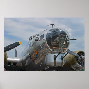 Póster Tiro dianteiro B-17G SuperFortress do artilheiro