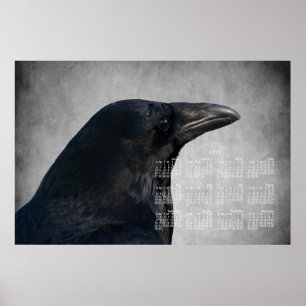 Póster Tiro do encanto do corvo; Calendário 2013