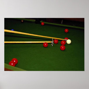 Poster Tiro do Snooker
