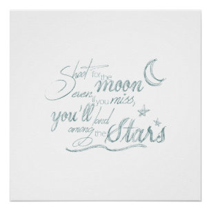 Póster Tiro para a lua