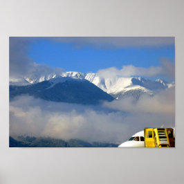 Poster Tirol de Paisagem dos Alpes Austríacos