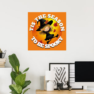 Poster Tis the Season Happy Witch
