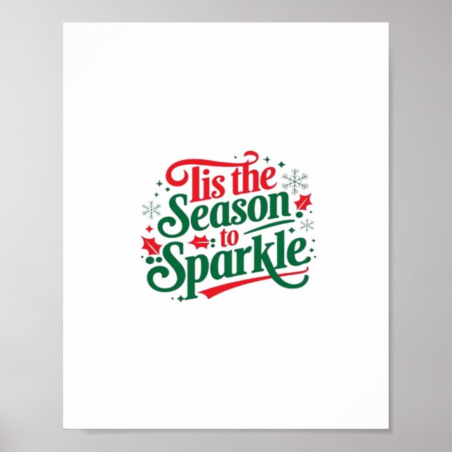 Poster Tis The Season To Sparkle (Frente)