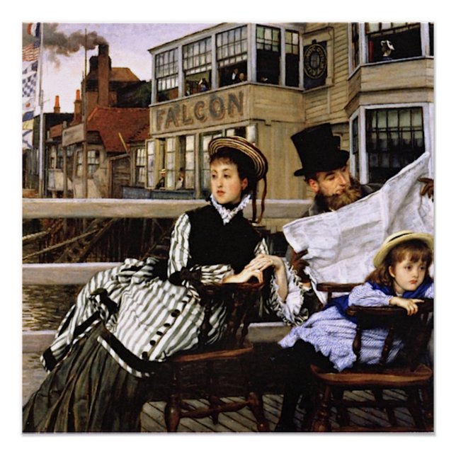Póster Tissot - Esperando a Fada, (Frente)