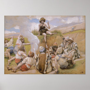 Poster Tissot - José Revela Seu Sonho Aos Seus Irmãos