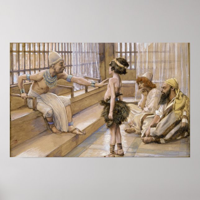 Poster Tissot - José Vendido no Egito (Frente)