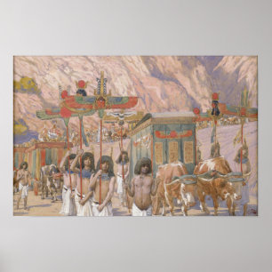 Poster Tissot - O Corpo de Jacó é Levado para o Egito 189