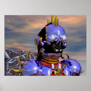 Póster TITAN CYBORG PORTRAIT Science Fiction,Scifi
