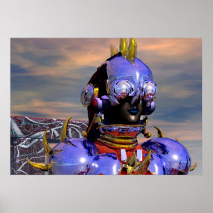 Póster TITAN CYBORG PORTRAIT Science Fiction,Scifi