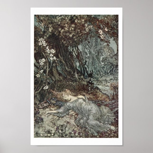 Poster Titania Asleep (Frente)