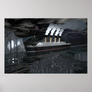 Póster Titanic - Data com Destino