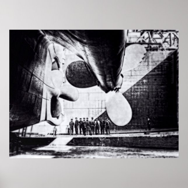 Póster Titanic do RMS: Pronto para Lançá-lo (Frente)