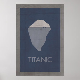 Poster Titanic minimalista