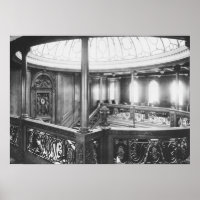 Titanic Photo Grand Staircase, Dome Skylight