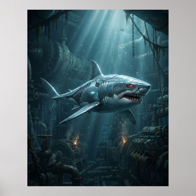 Poster Titanium Shark Dive (Frente)