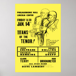 Poster Titãs de Tenor no Lincoln Center