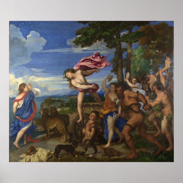 Poster TITIAN - Baco e Ariadne 1522 (Frente)