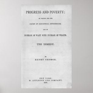 Póster Titlepage 'ao progresso e ao Poverty