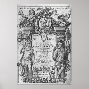 Póster Titlepage 'aos trabalhos do todo de Homer
