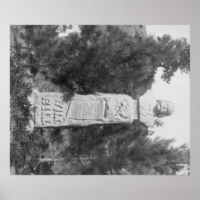 Póster Título da Fotografia Grave de Bill Hickock (Frente)