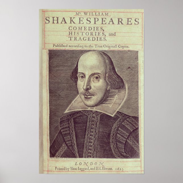 Póster Título do "Sr. William Shakespeares (Frente)