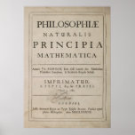 POSTER TÍTULO PÁGINA DE PRINCIPIA MATHEMATICA 1687<br><div class="desc">Página de título do livro cataclísmico PRINPIA MATHEMATICA,  1687,  uma nova matemática do profundo gênio Isaac Newton. Este livro é fundamental para TODA a ciência depois do presente. Ele nos permitiu pousar na lua. Dizem uma vez em um milênio que vemos o tipo de gênio em um Isaac Newton.</div>