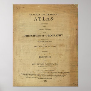 Póster Título Página Geral & Atlas clássico