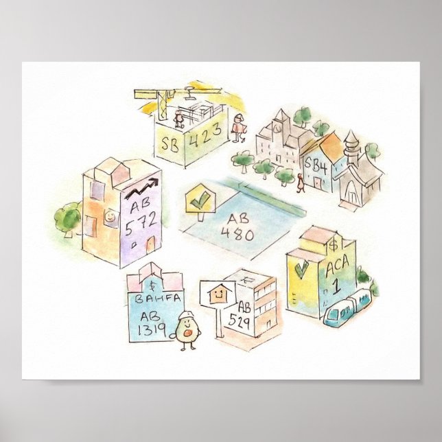 Poster Títulos de habitação diversos 2023 (Frente)