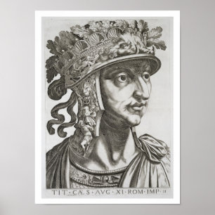 Póster Titus Caesar (39-81 ANÚNCIO), 1596 (gravura)