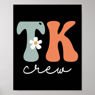 Poster Tk Crew Retro Groovy Vintage Mulheres Feliz Primei