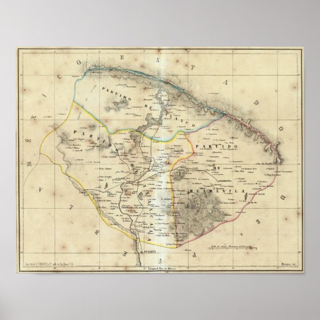 Poster Tlaxcala, México (Frente)