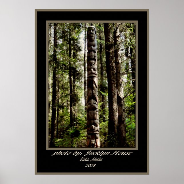 Póster Tlingit Totem (Frente)