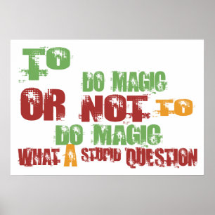 Poster To Do Magic