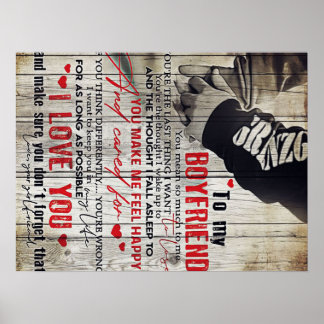Poster To my Husband Design | Trendy Husband Gift