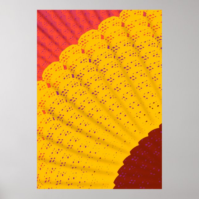 Poster Toalhinha de renda, Leque  (Frente)