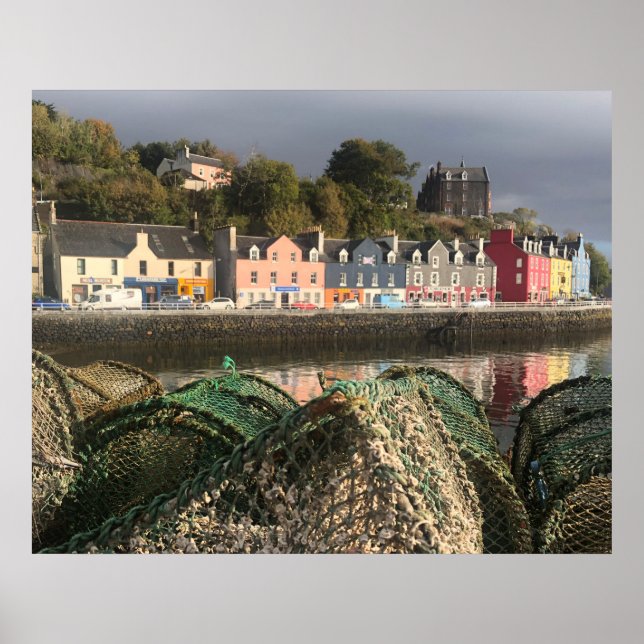 Poster Tobermory, Ilha de Mull, Escócia Cénica (Frente)