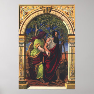 Póster Tóbias Cego e Esposa Ana, Religião Antiga