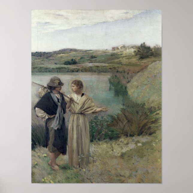 Póster Tobias e o Arcanjo Raphael (Frente)