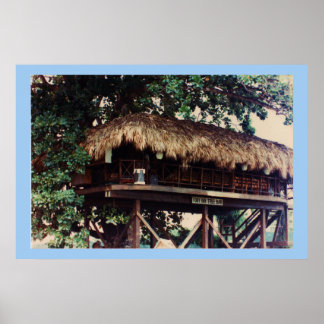 Poster Toby Inn Tree House Bar, Montego Bay Jamaica