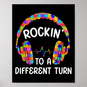 Poster Tocando Ao Som De Uma Melodia Diferente Autista Ga