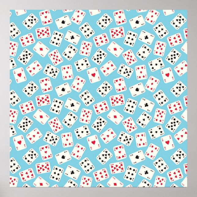 Póster Tocando Cartões (Frente)