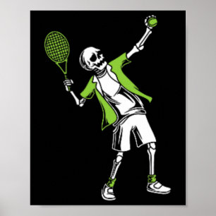 Poster Tocando Tênis Halloween Costume Engraçado Skull Sk
